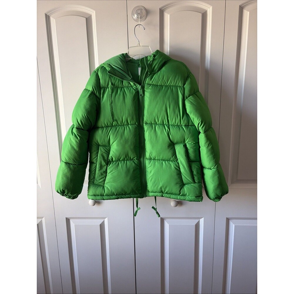 H&M Women Green Snow Jacket XS